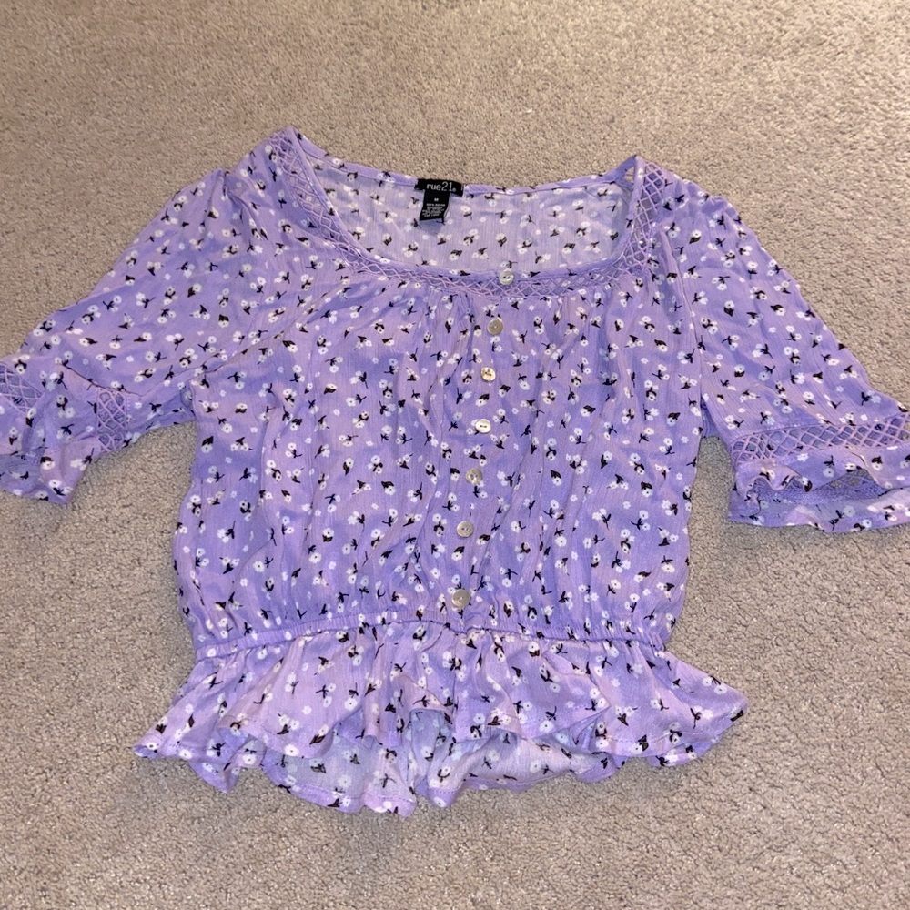 Purple blouse